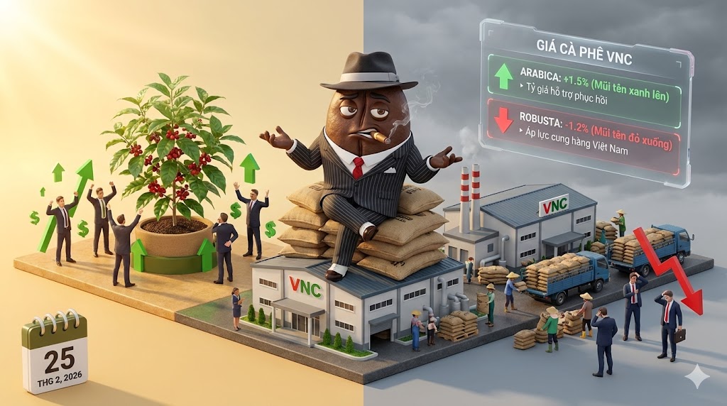 Chiến lược tuần 5/2026: Arabica phục hồi nhờ tỷ giá, Robusta điểu chỉnh vì áp lực hàng Việt Nam